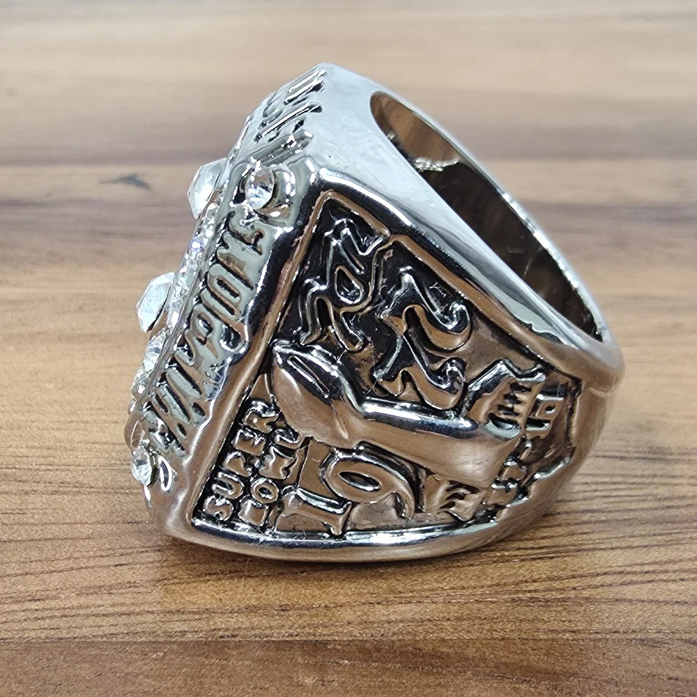 Dallas Cowboys Championship Ring Size 9 1977 Silver Fan‎ Edition Staubach